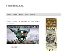 Tablet Screenshot of nomadimitri.com